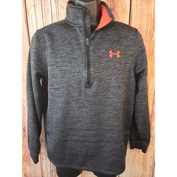 Under Armour Mens ColdGear Quarter-Zip Pullover Small Loose Fit - Picture 1 of 7